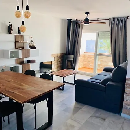 Encantador Atico Con Chimenea Y Piscina En Almeria Retamar  Buitenkant foto